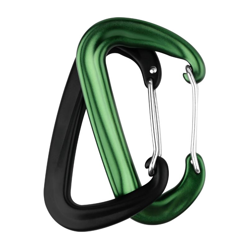 Hammock aluminum carabiner clip-Improved Durable Spring-Loaded Gate Aluminum D Ring Carabiners Clip Hooks for Camping,Fishing and Hiking - Image 2