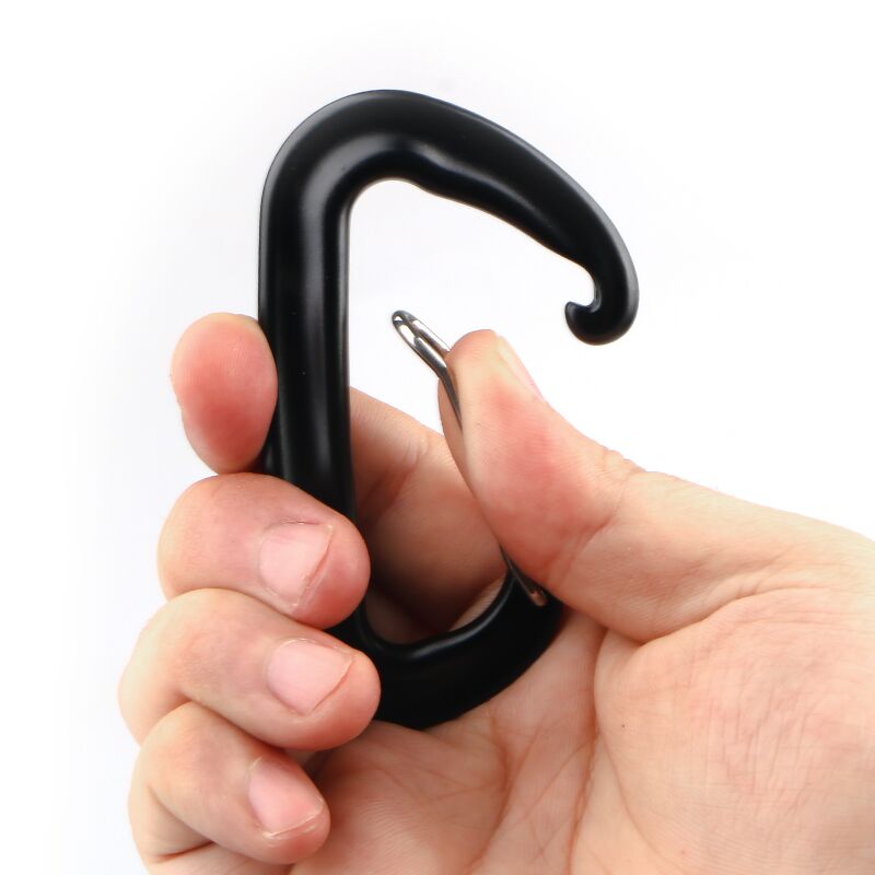 Hammock aluminum carabiner clip-Improved Durable Spring-Loaded Gate Aluminum D Ring Carabiners Clip Hooks for Camping,Fishing and Hiking