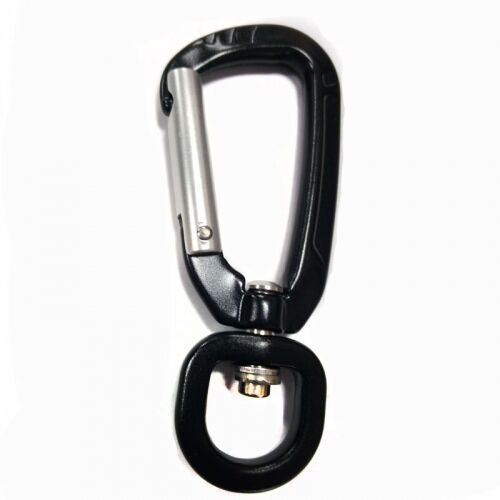 24KN Aluminum D-Ring Locking Carabiner Keychain Clip fit Dog Leash DURABLE 