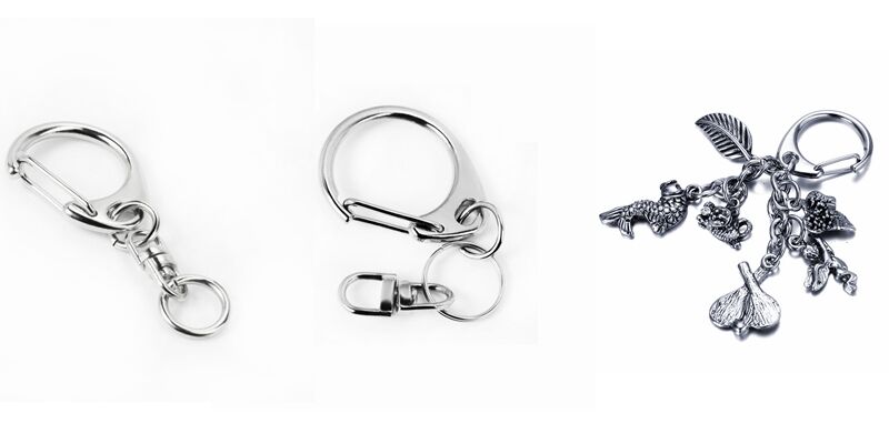 Types of keychain clips  key chain hooks from China