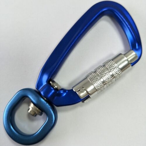 Aluminum Alloy Clip Hook Swivel Carabiner for Keys - China