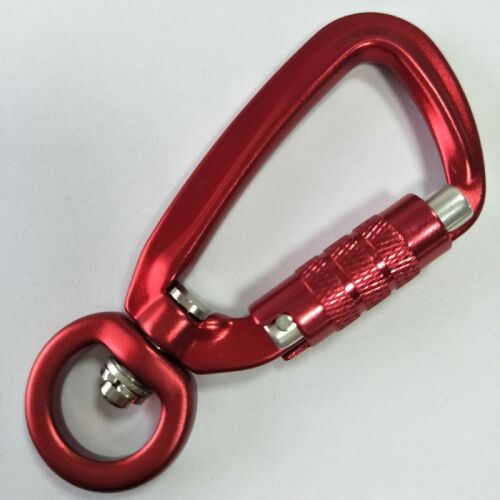 Wholesale Custom Small Carabiner Aluminium Swivel Lock Carabiner Hook -  China Carabiner, Hook